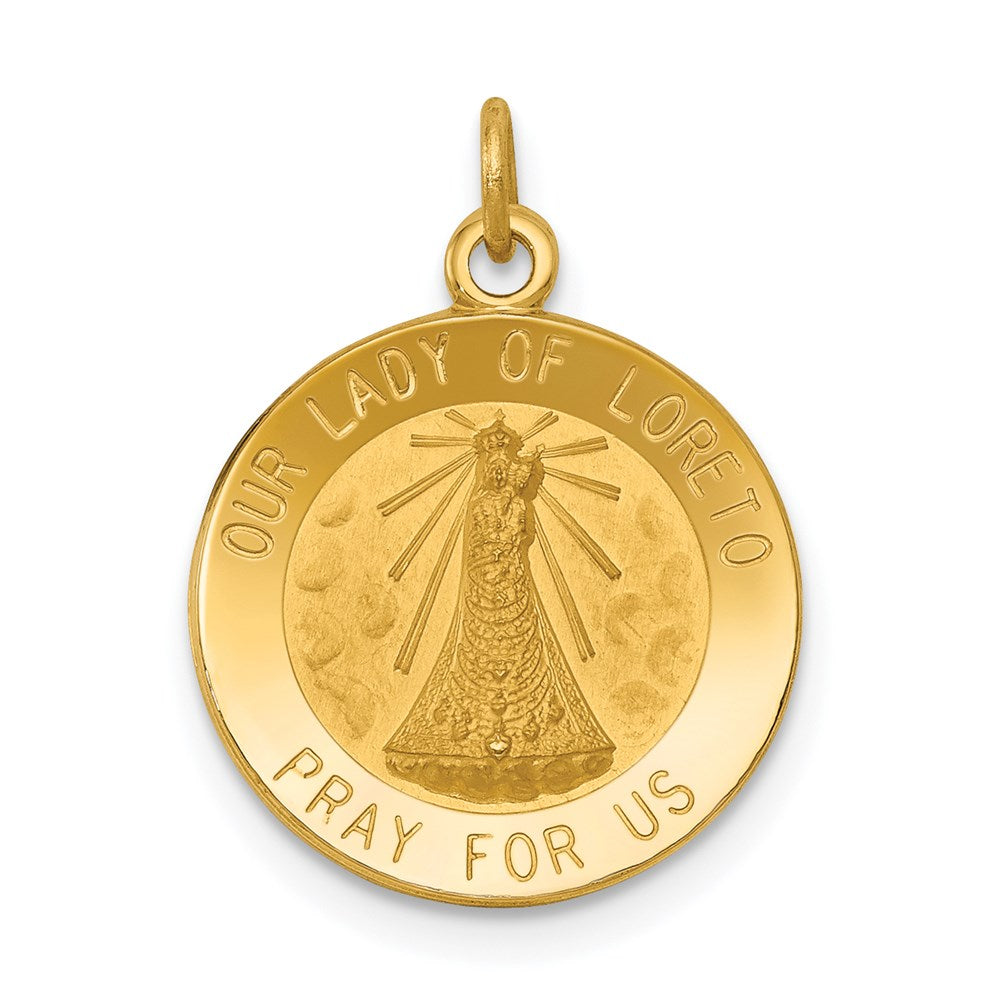 Solid;Polished;Satin;Die struck;14k Yellow gold;Flat back;Engravable;Polished back