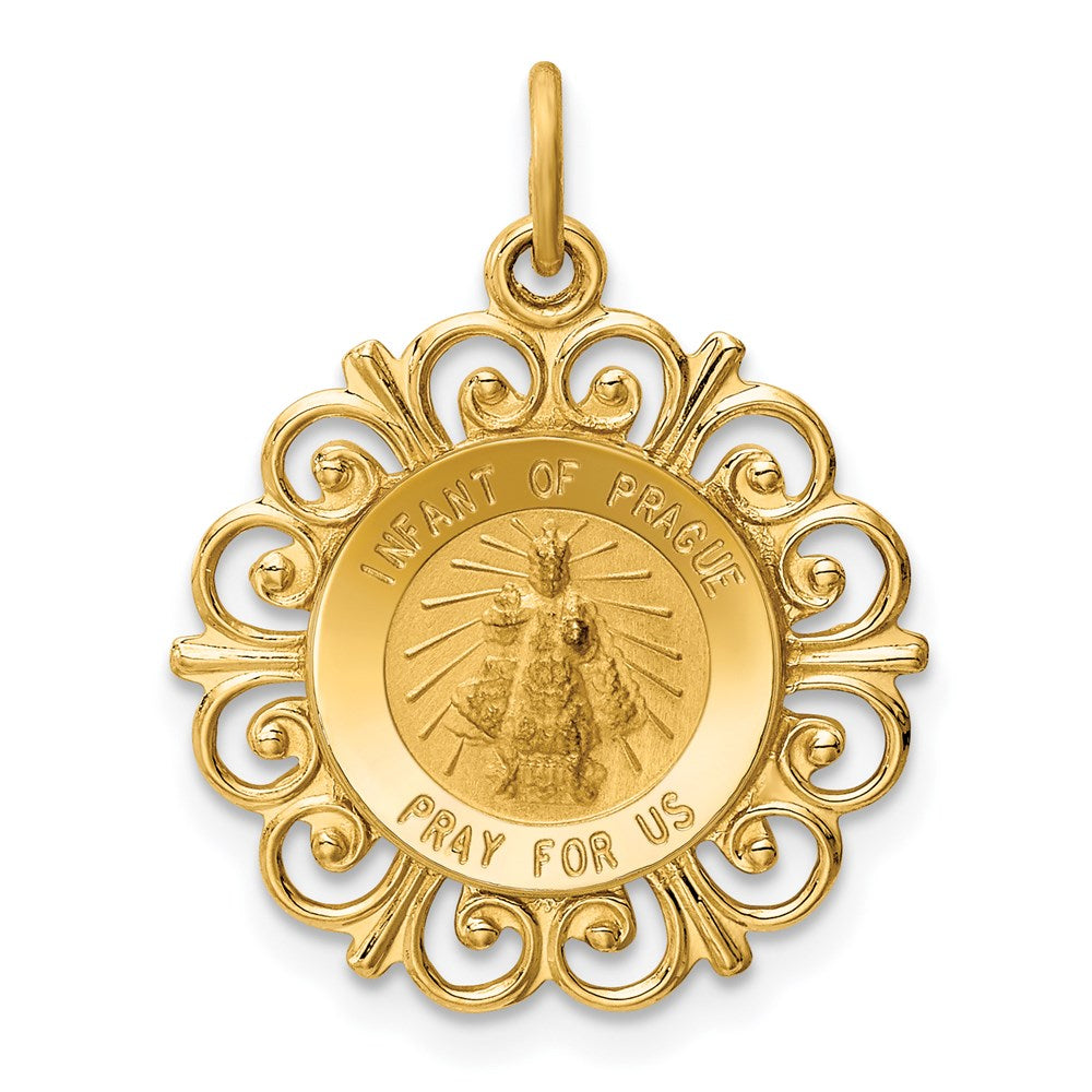 Solid;Die struck;14k Yellow gold;Polished back;Not engraveable;Polished & satin