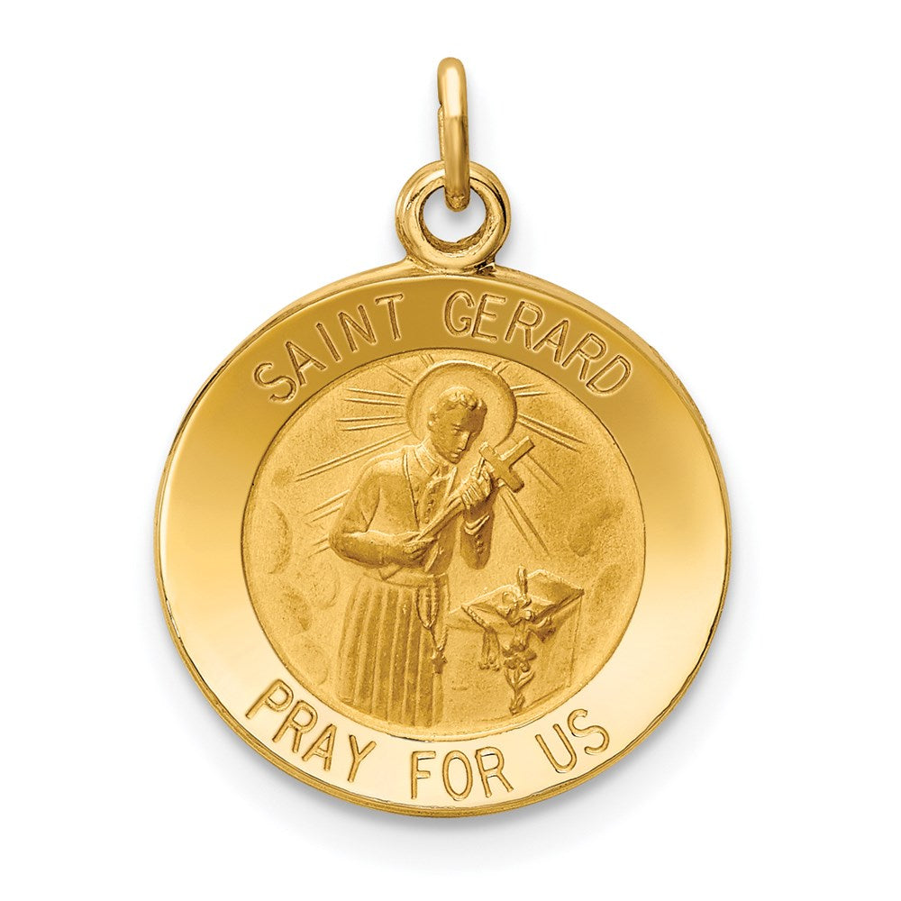 Solid;Die struck;14k Yellow gold;Engravable