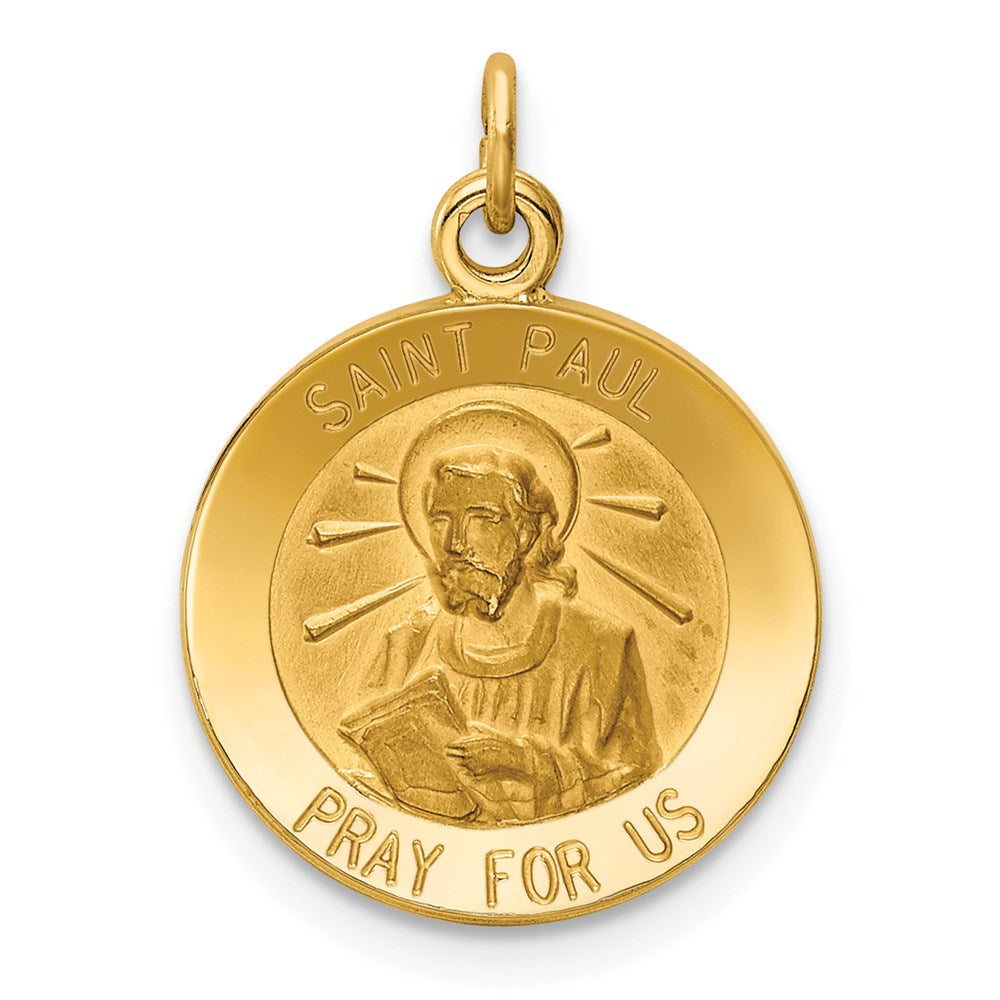 Solid;Die struck;14k Yellow gold;Engravable;Polished back;Polished & satin