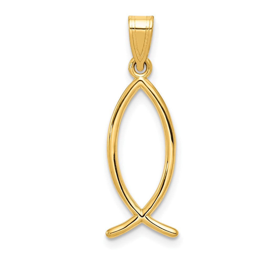 Solid;Polished;Die struck;14k Yellow gold;Polished back