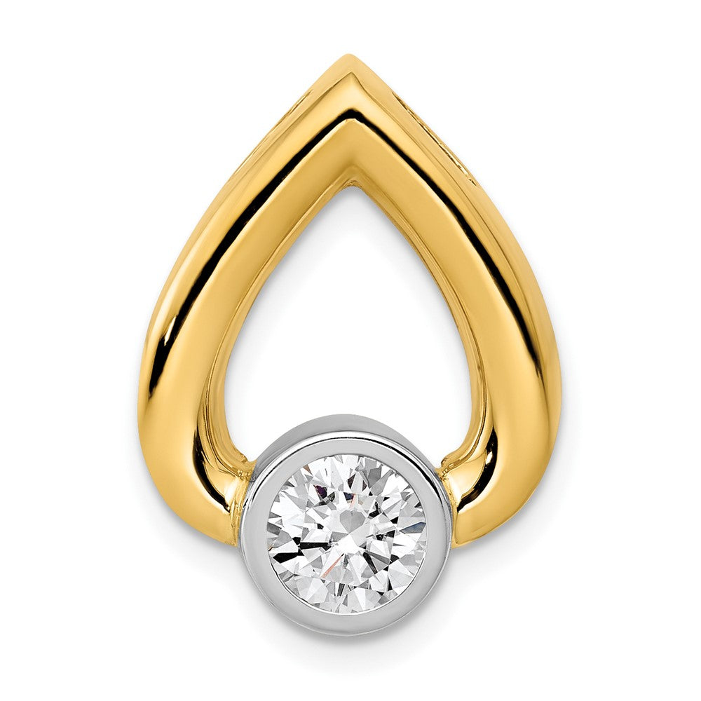 Solid;Casted;Polished;14K Two-tone;Avail. in 18k yellow gold;Avail. in 14k white gold;Avail. in 14k yellow gold;Avail. in platinum;Avail. in 18k white gold;Fits up to 2mm regular
