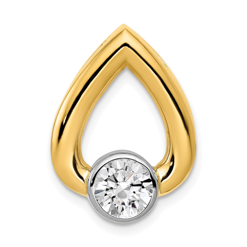 Solid;Casted;Polished;14K Two-tone;Avail. in 18k yellow gold;Avail. in 14k white gold;Avail. in 14k yellow gold;Avail. in platinum;Avail. in 18k white gold;Fits up to 2mm regular