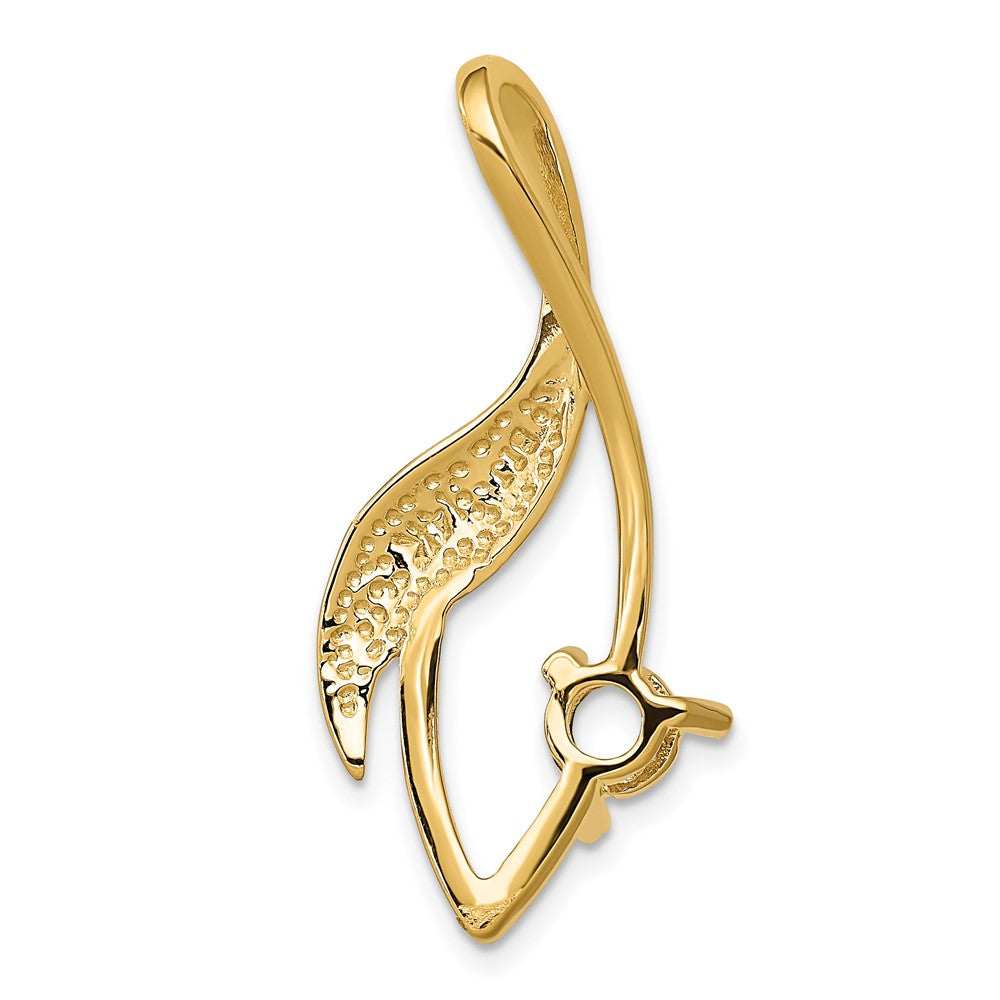 14k Holds 5mm Stone Fancy Slide Mounting Fits up to 2mm Regular/3mm Fancy or Reversible Omega