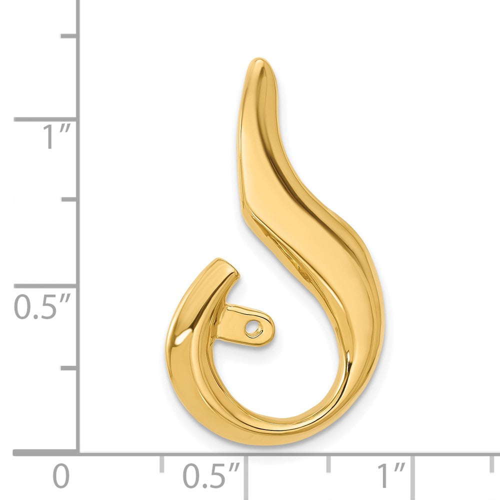 14k Fancy Peg-Set Diamond Slide Mounting Fits up to 6mm Regular/Fancy/Reversible Omega