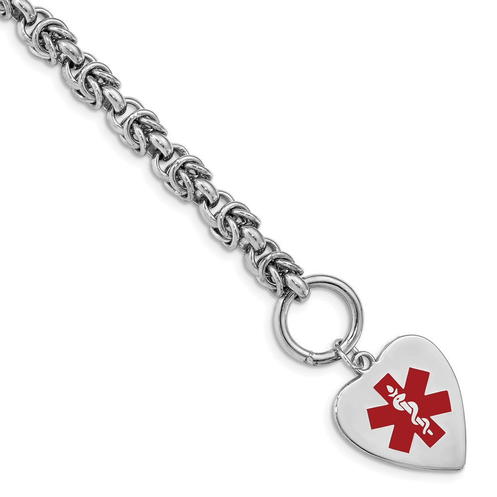 Casted;Polished;Engravable;Enamel;Sterling silver;Toggle