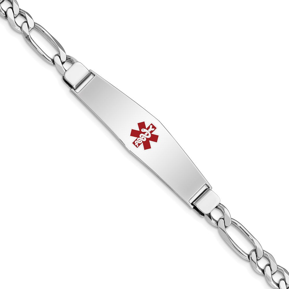 Casted;Polished;Engravable;Enamel;Lobster;Sterling silver