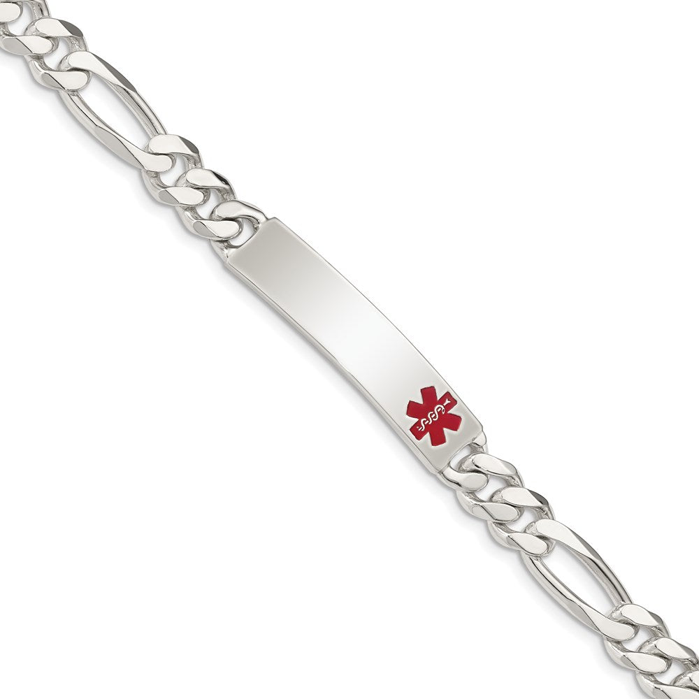 Polished;Engravable;Enamel;Lobster;Sterling silver