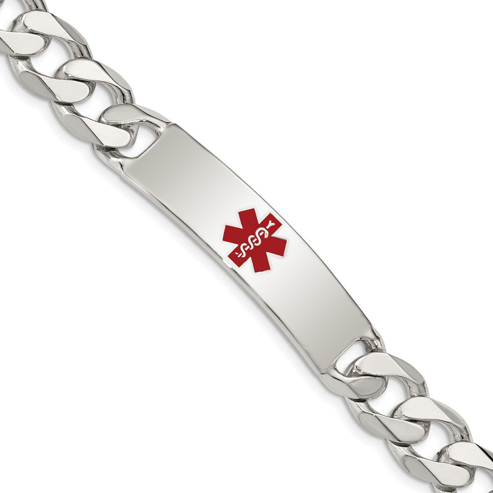Polished;Engravable;Enamel;Lobster;Sterling silver