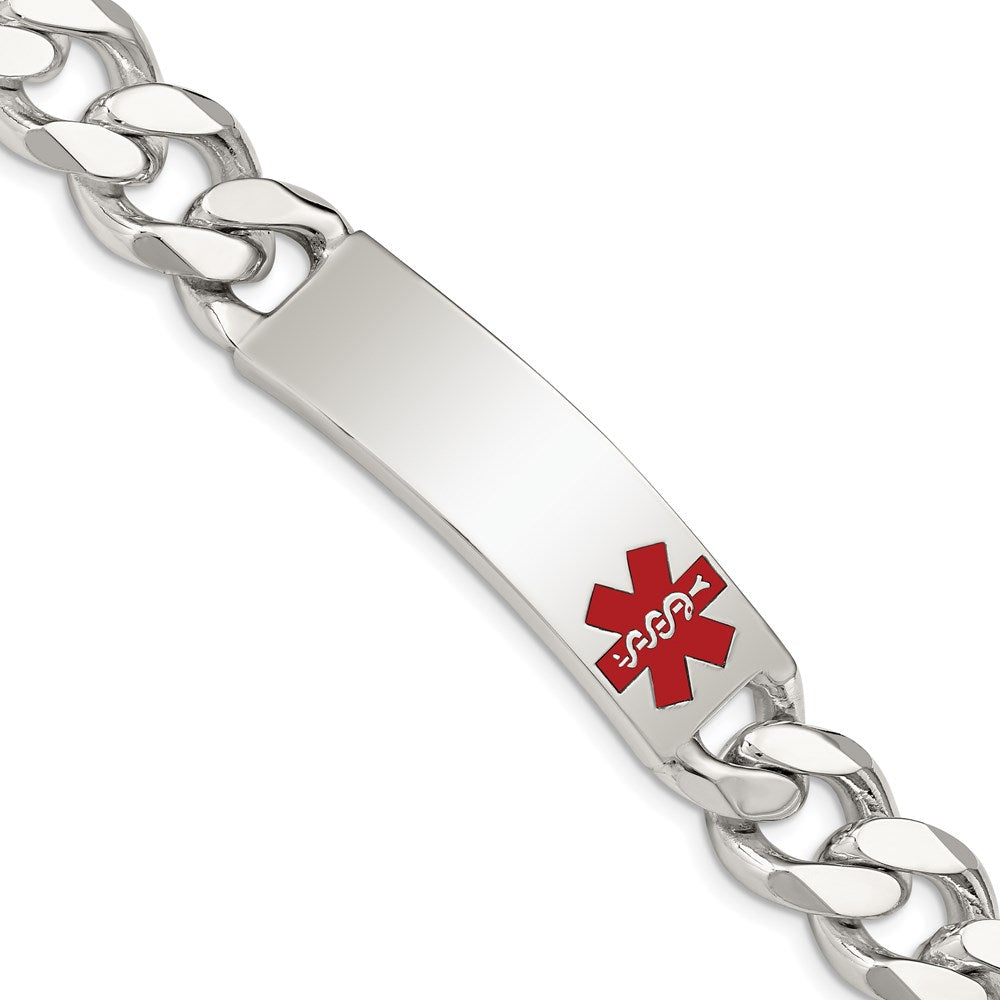 Polished;Engravable;Enamel;Lobster;Sterling silver