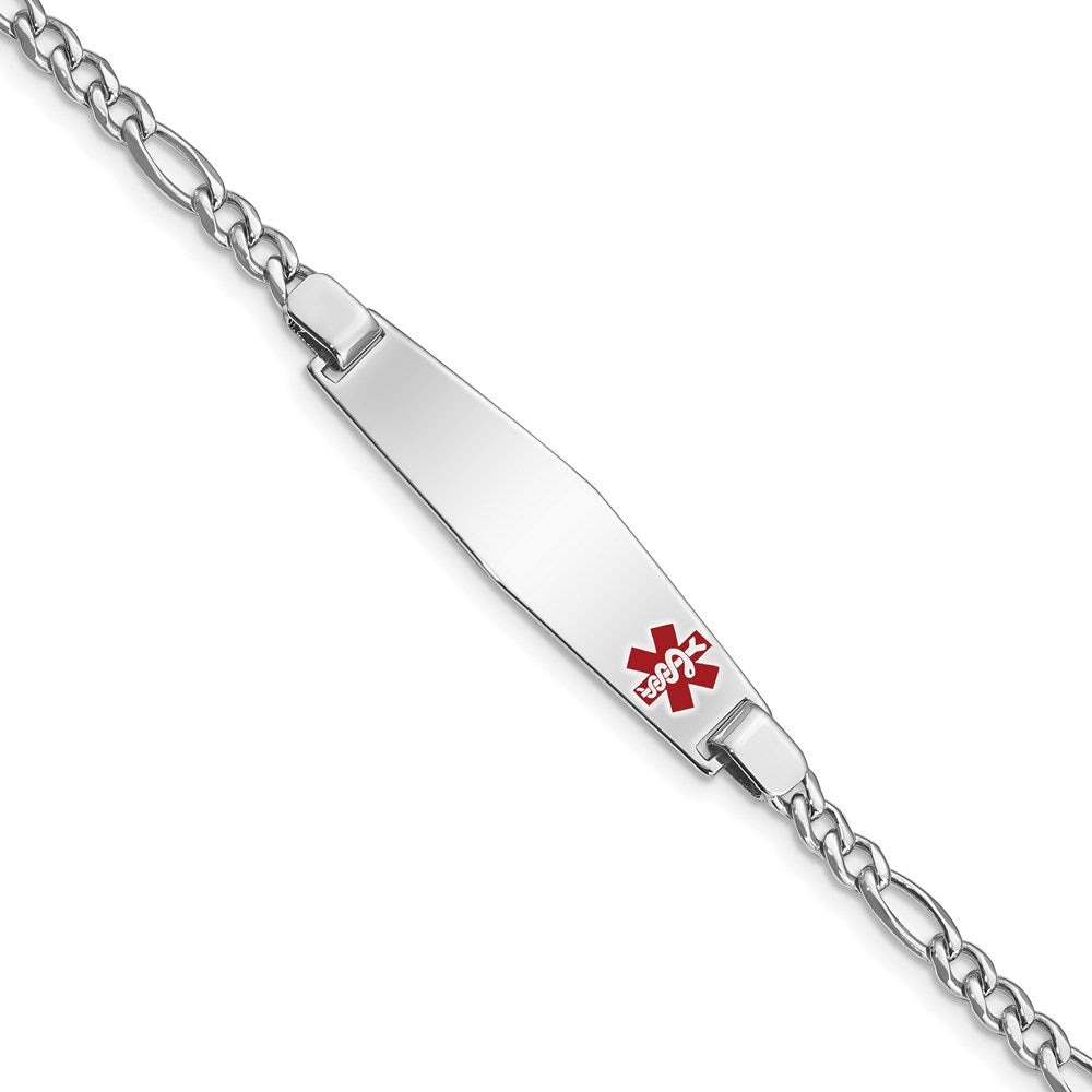 Casted;Polished;Engravable;Enamel;Lobster;Sterling silver