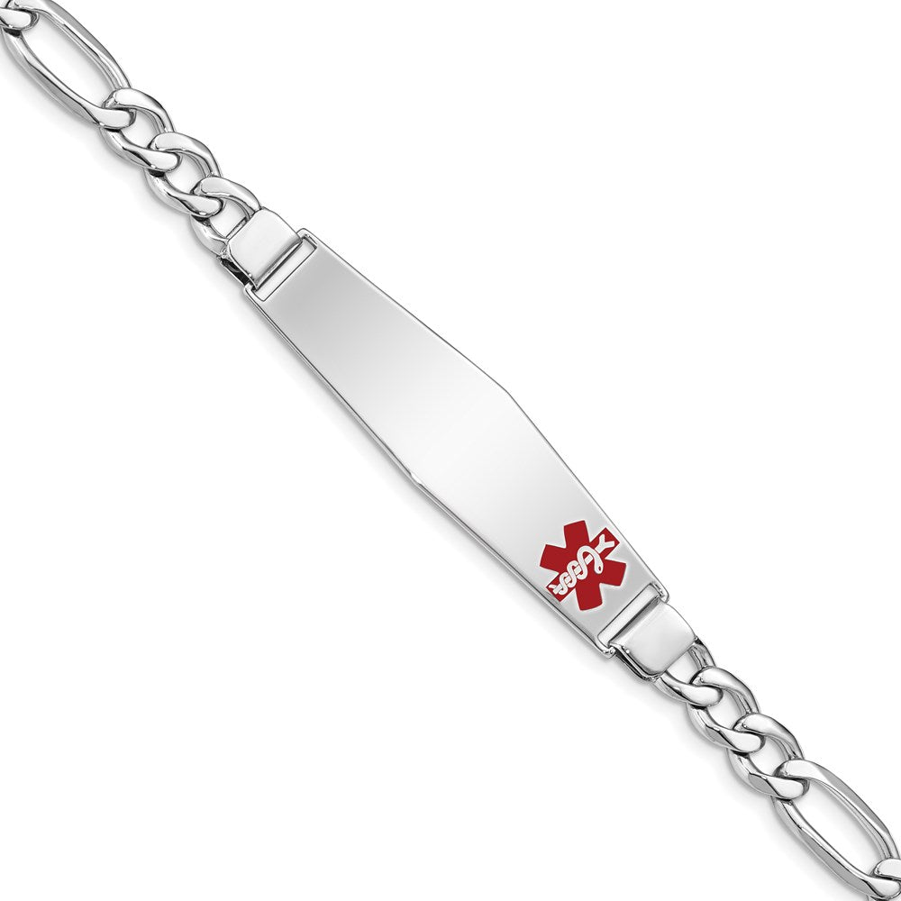 Casted;Polished;Engravable;Enamel;Lobster;Sterling silver
