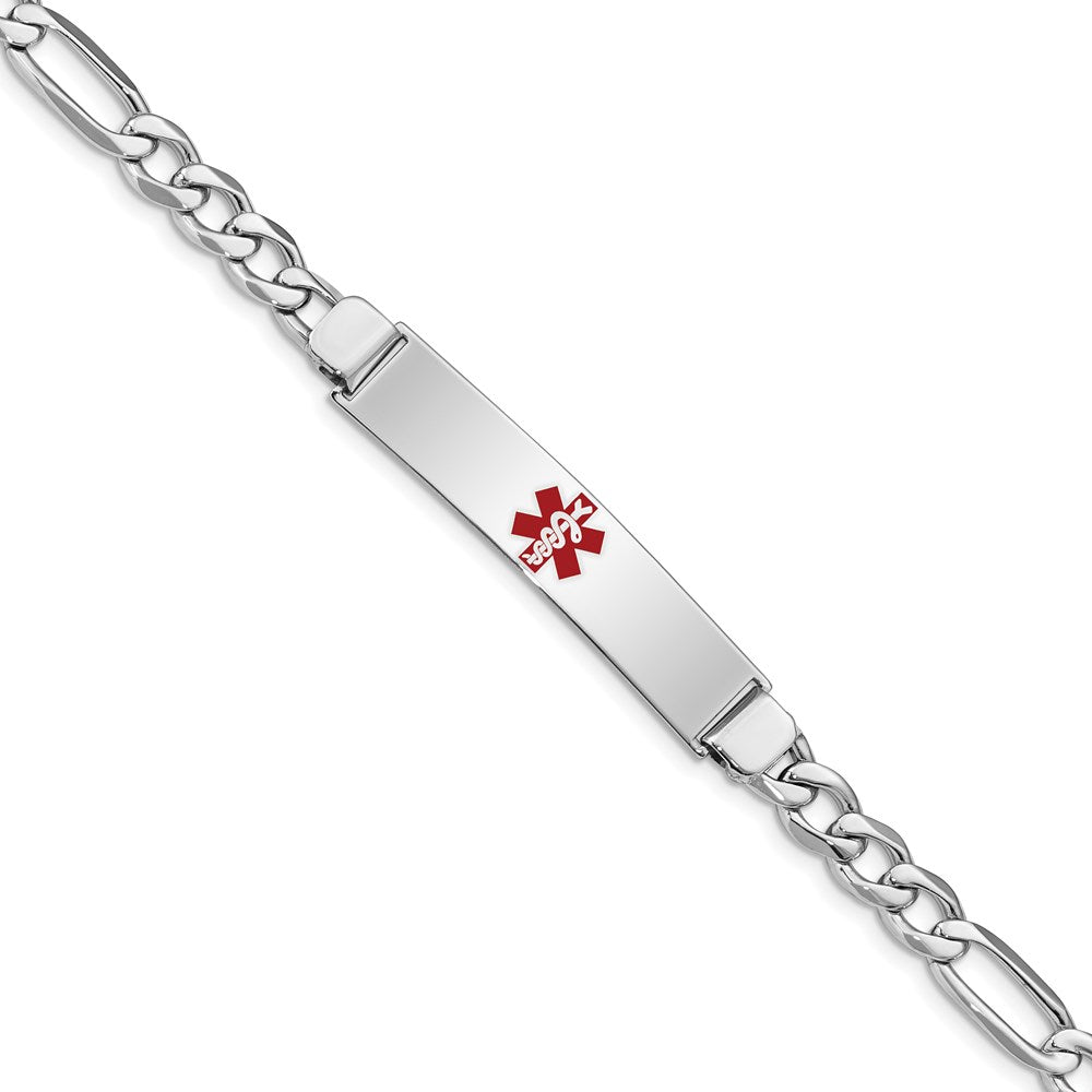 Casted;Polished;Engravable;Enamel;Lobster;Sterling silver