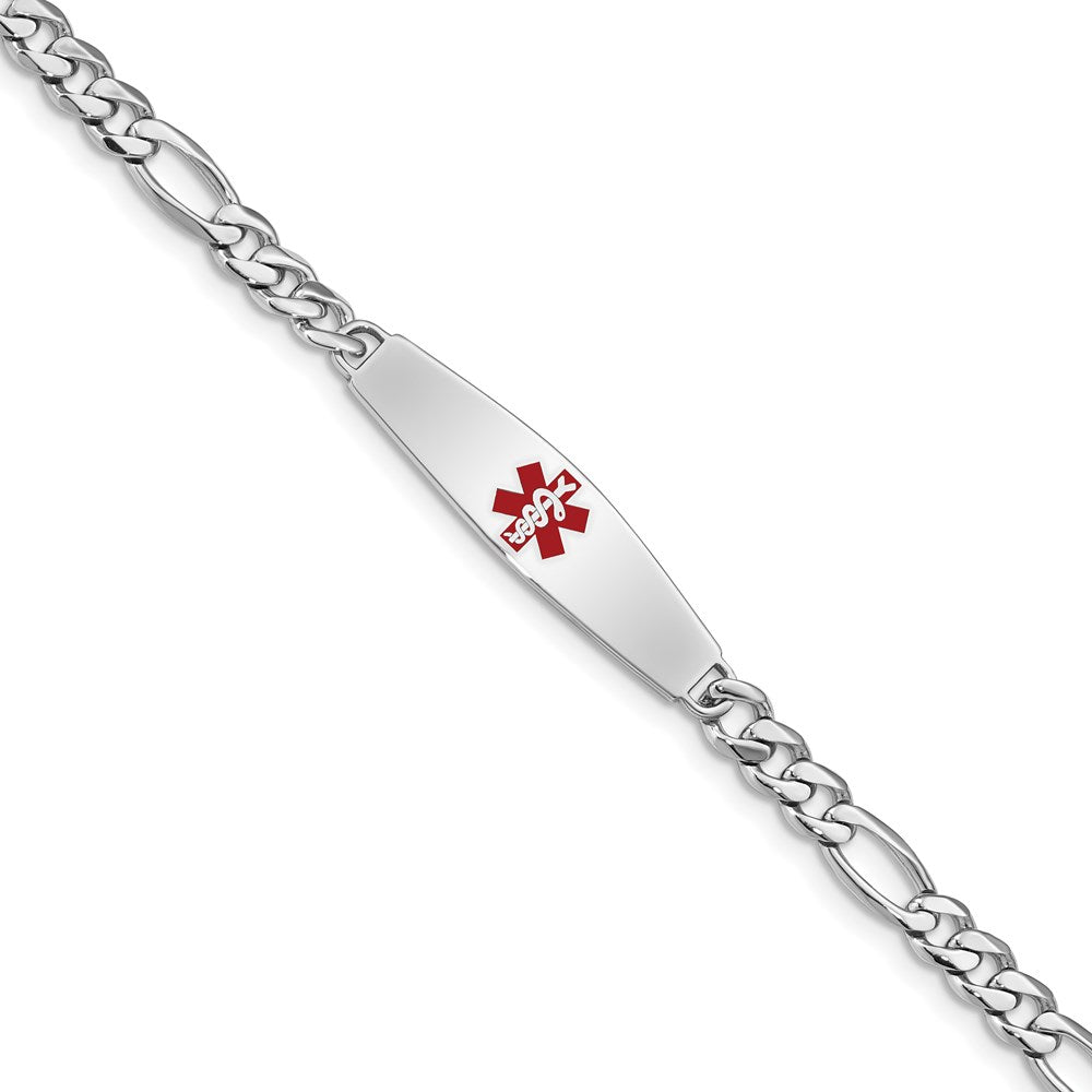 Casted;Polished;Engravable;Enamel;Lobster;Sterling silver