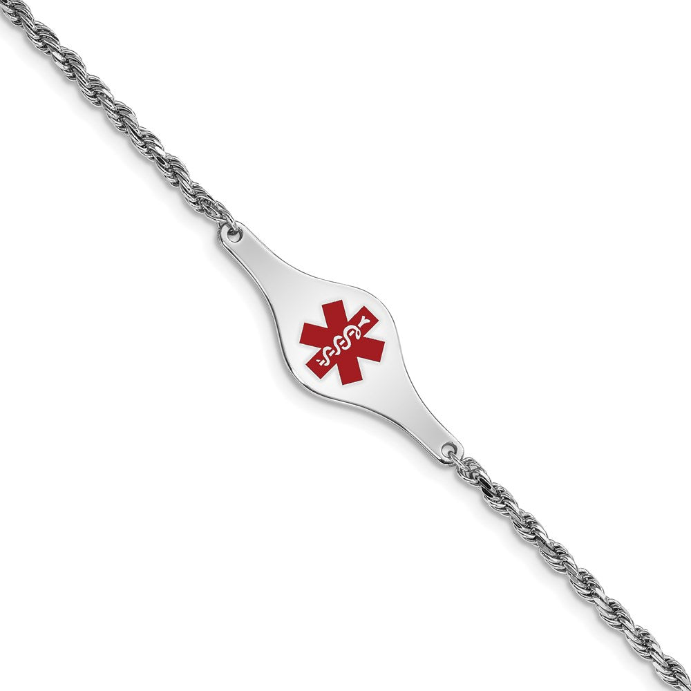 Casted;Polished;Engravable;Enamel;Lobster;Sterling silver