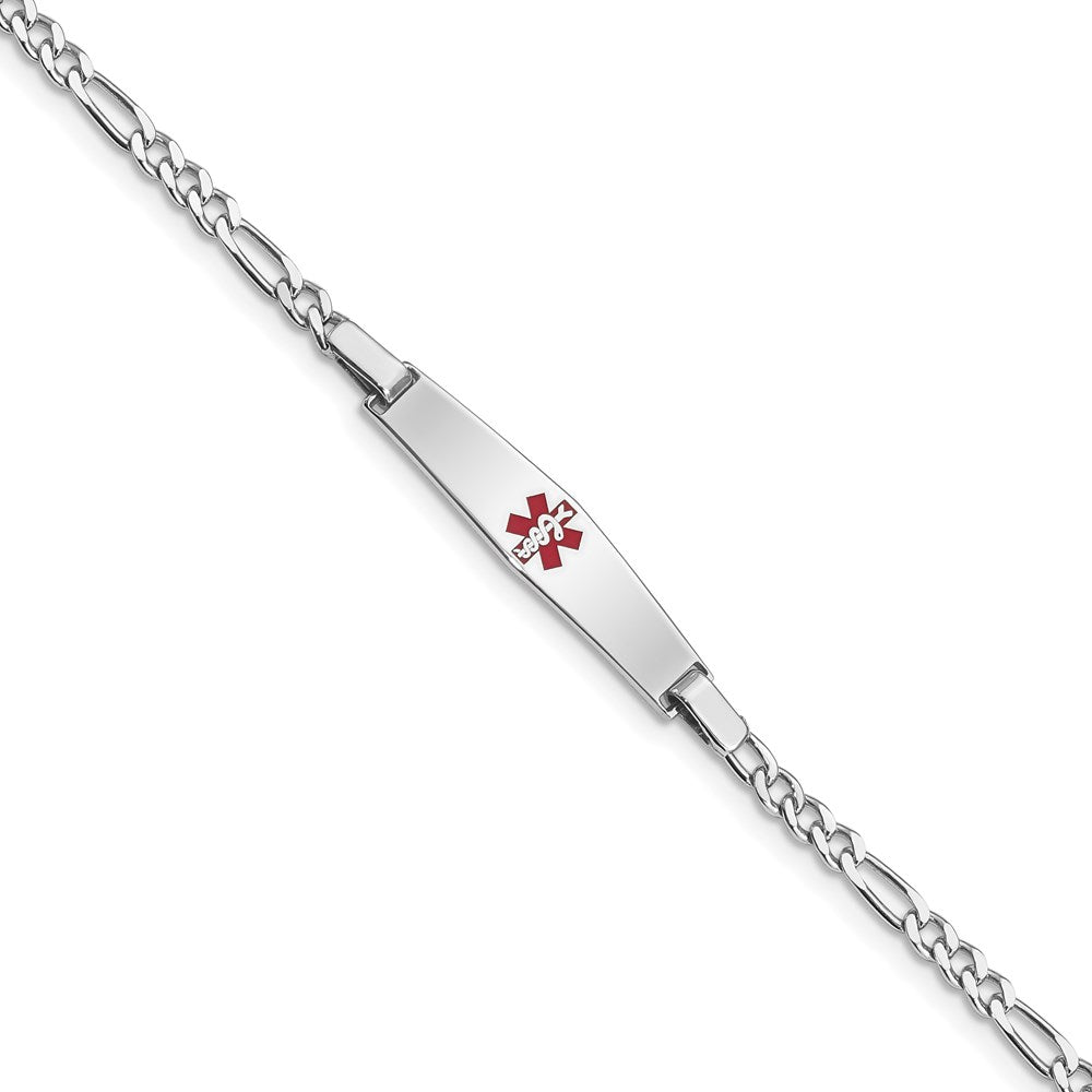 Casted;Polished;Engravable;Enamel;Lobster;Sterling silver