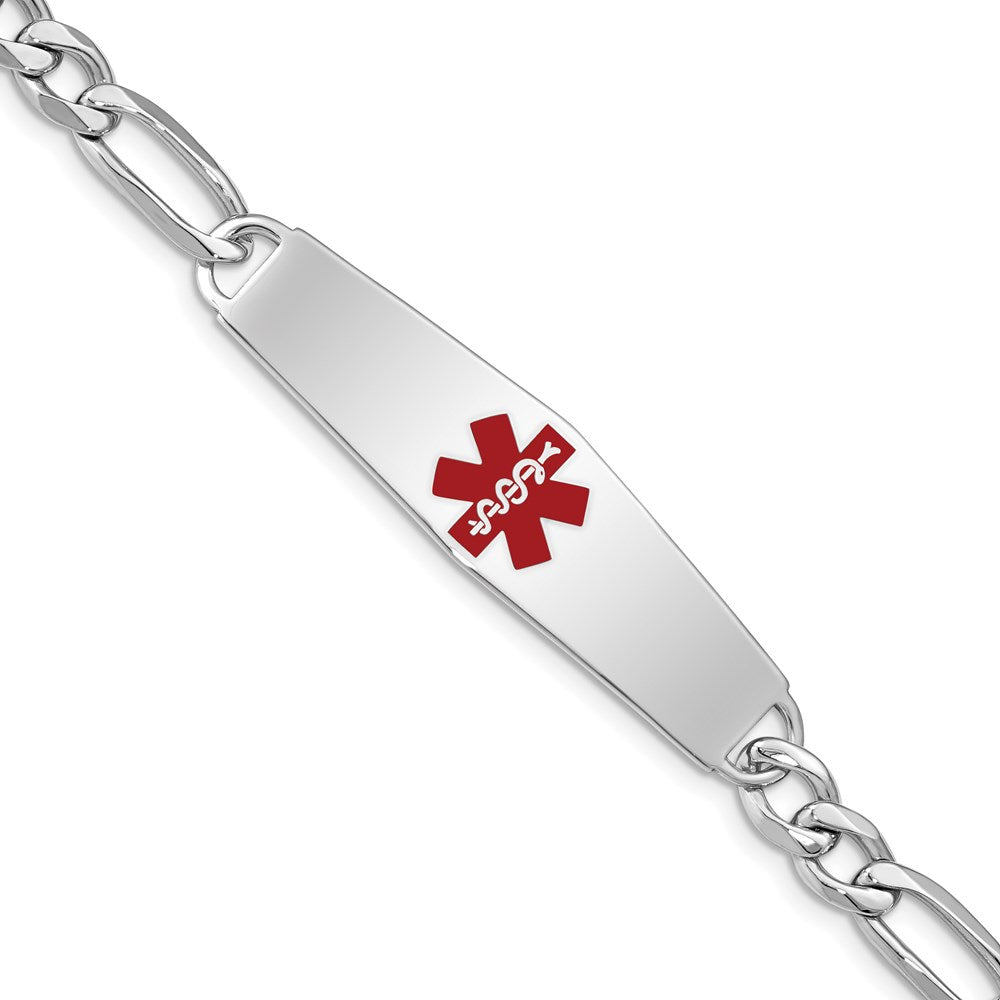 Casted;Polished;Engravable;Enamel;Lobster;Sterling silver