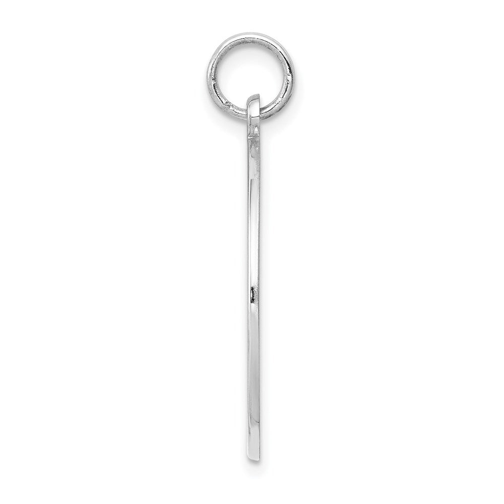 Sterling Silver Rhodium-plated Medical Jewelry Pendant