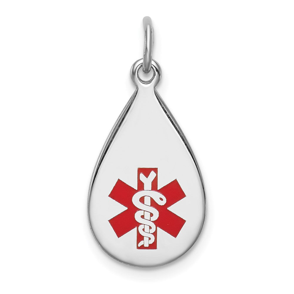 Polished;Engravable;Enamel;Sterling silver