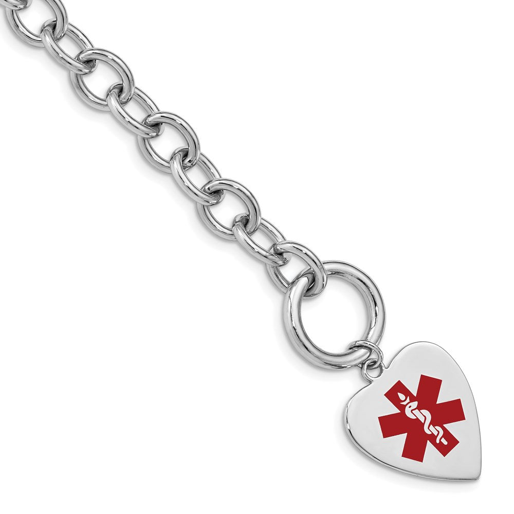 Casted;Polished;Engravable;Enamel;Sterling silver;Toggle