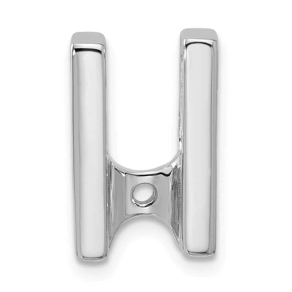 Casted;Polished;14K White gold;Avail. in 18k yellow gold;Avail. in platinum;Avail. in 18k white gold;Fits up to 6mm
