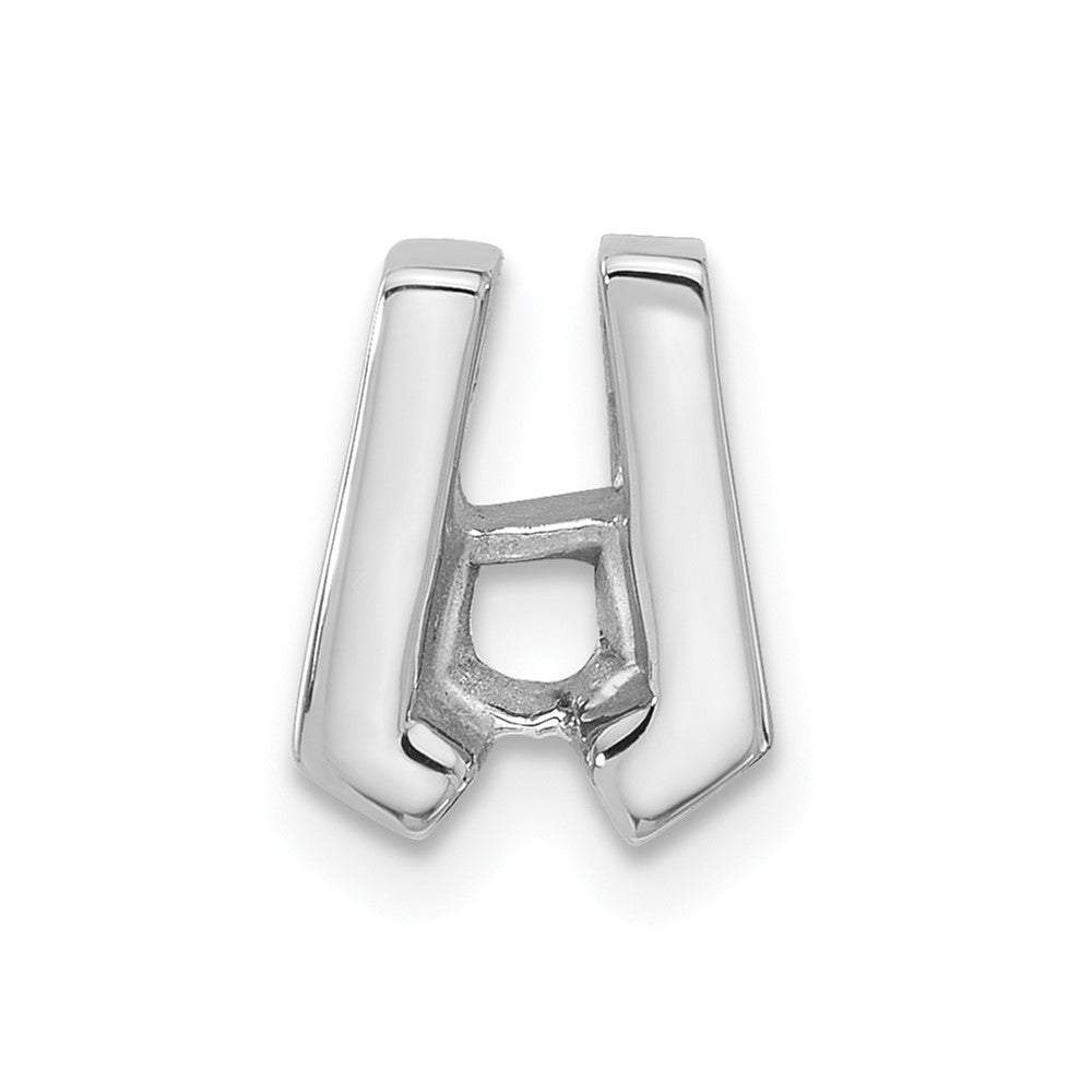 Casted;Polished;14K White gold;Avail. in 18k yellow gold;Avail. in platinum;Avail. in 18k white gold;Fits up to 2mm regular;Fits up to 3mm fancy