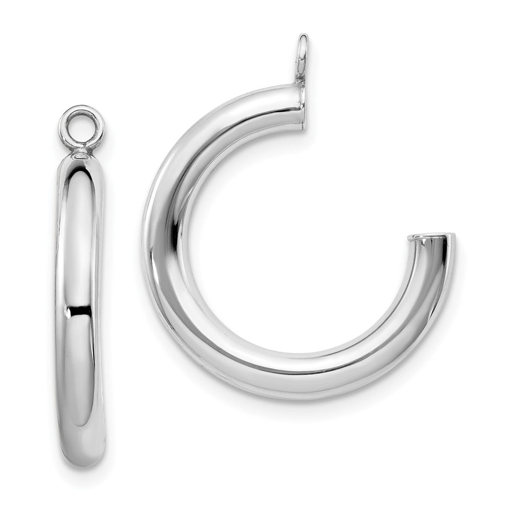 Polished;3-D;14K White gold;Hollow