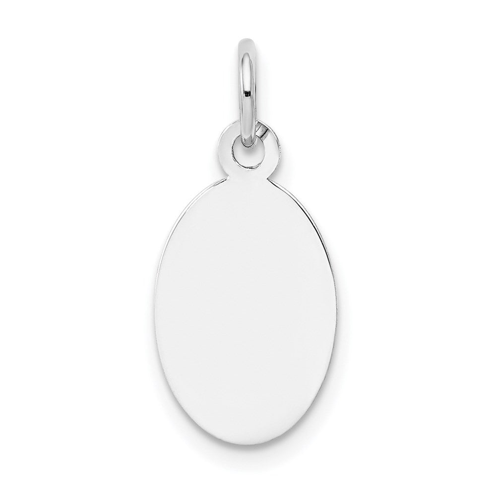 Solid;Polished;14K White gold;Engravable