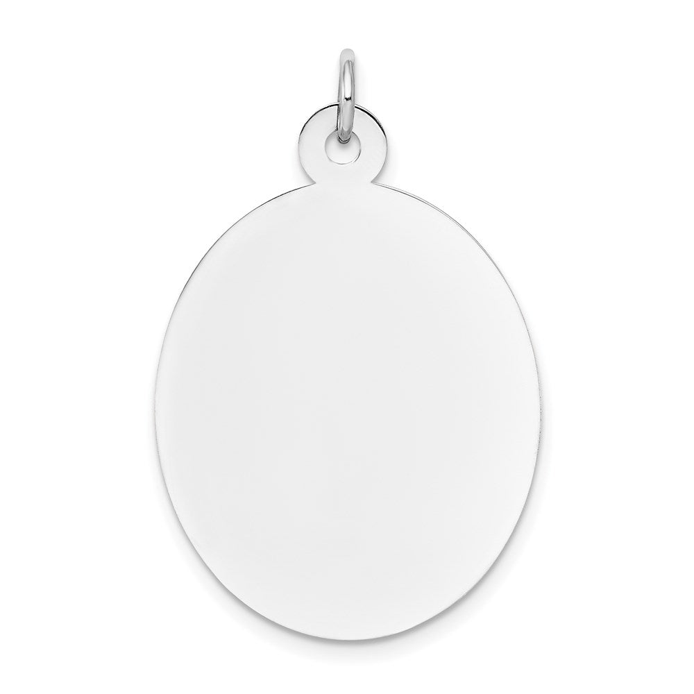 Solid;Polished;14K White gold;Engravable
