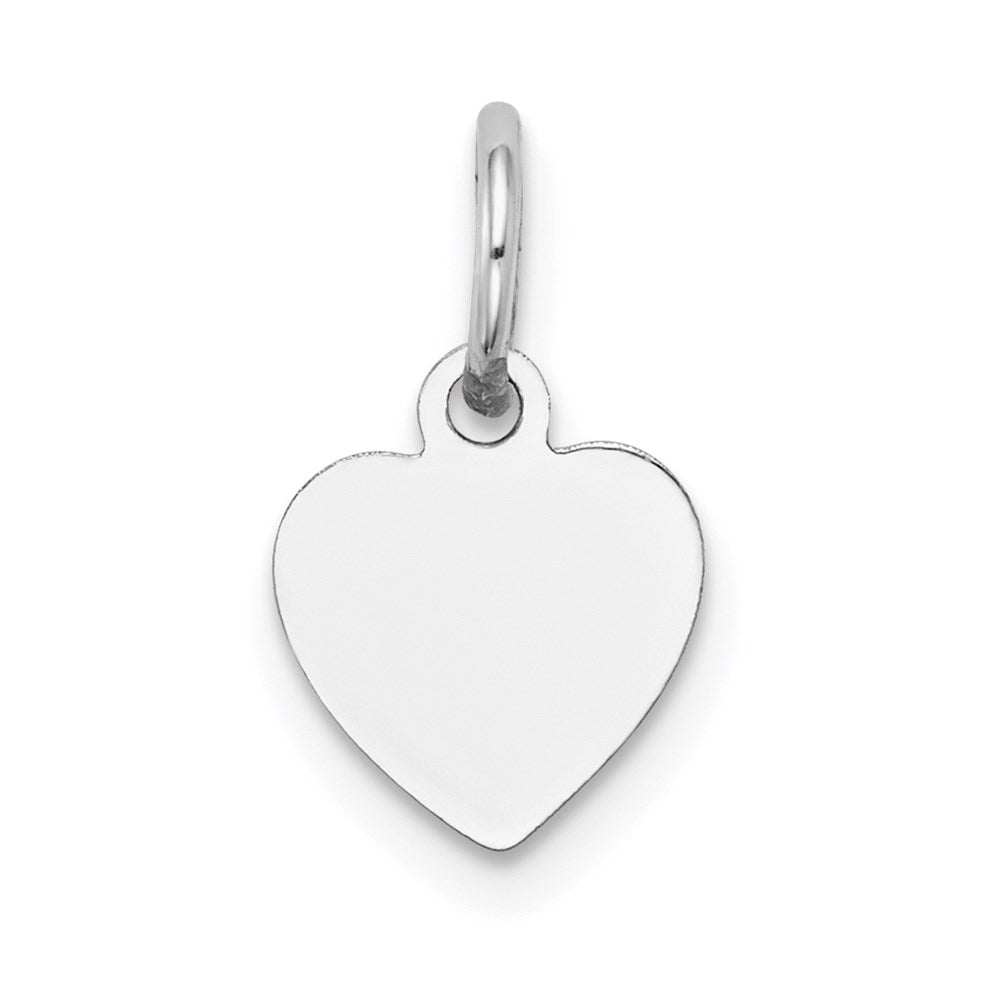 Solid;Polished;14K White gold;Engravable;Not engraveable by QG