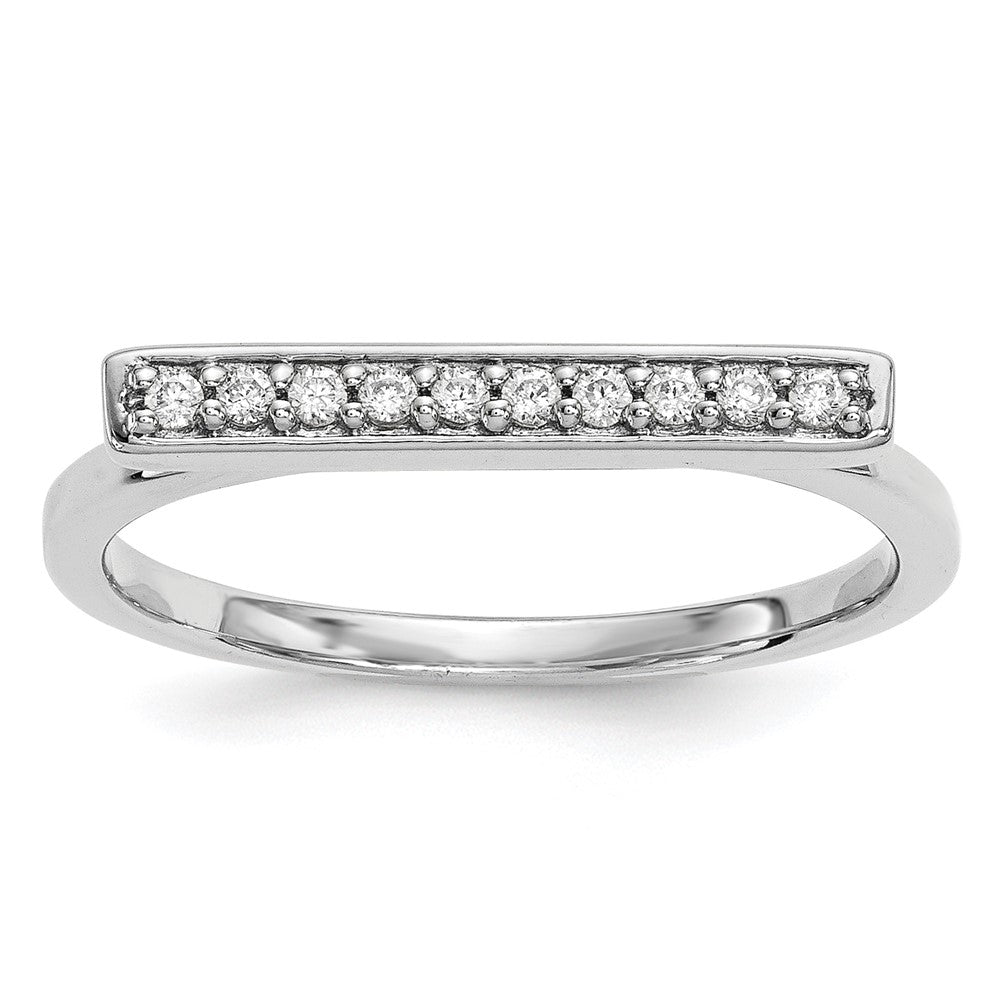 14K White gold;Diamond;A quality