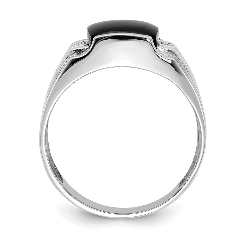14k White Gold Men's ring mounting