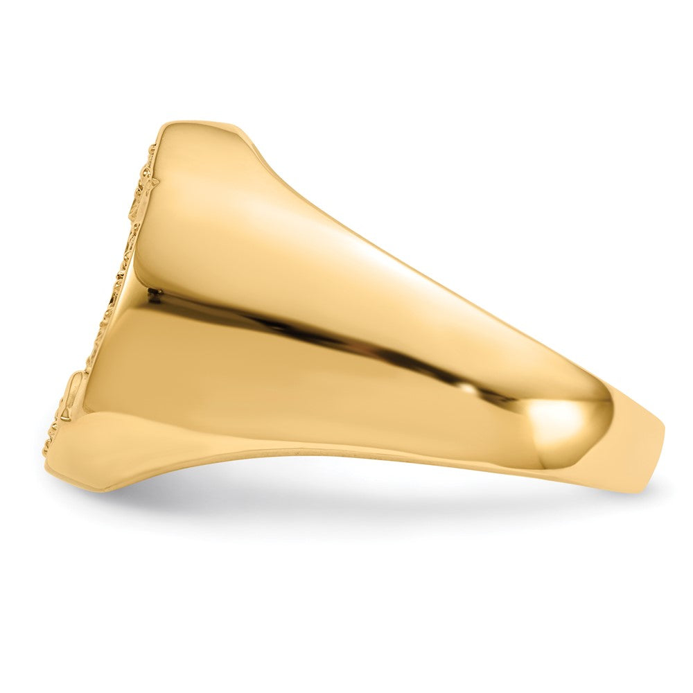 14k AA Diamond men's ring