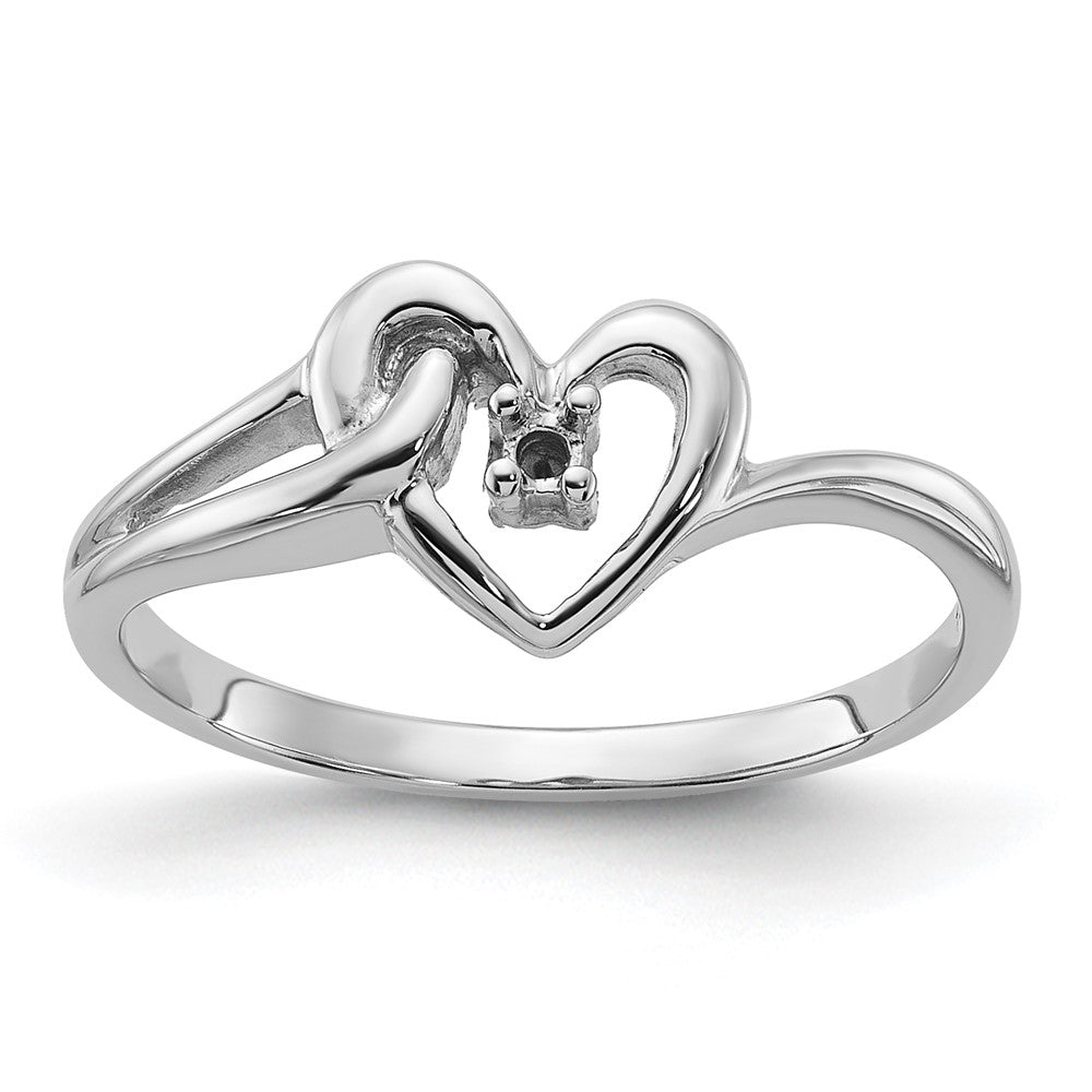 Casted;Polished;14K White gold;Avail. in 10k yellow gold;Avail. in 18k yellow gold;Avail. in 18k white gold