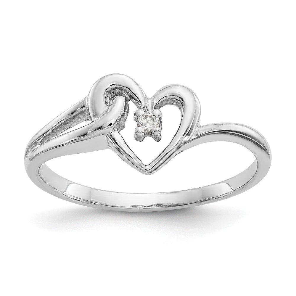 Casted;Polished;14K White gold;Diamond;Avail. in 10k yellow gold;Avail. in 18k yellow gold;Prong set;Avail. in 18k white gold;AA quality
