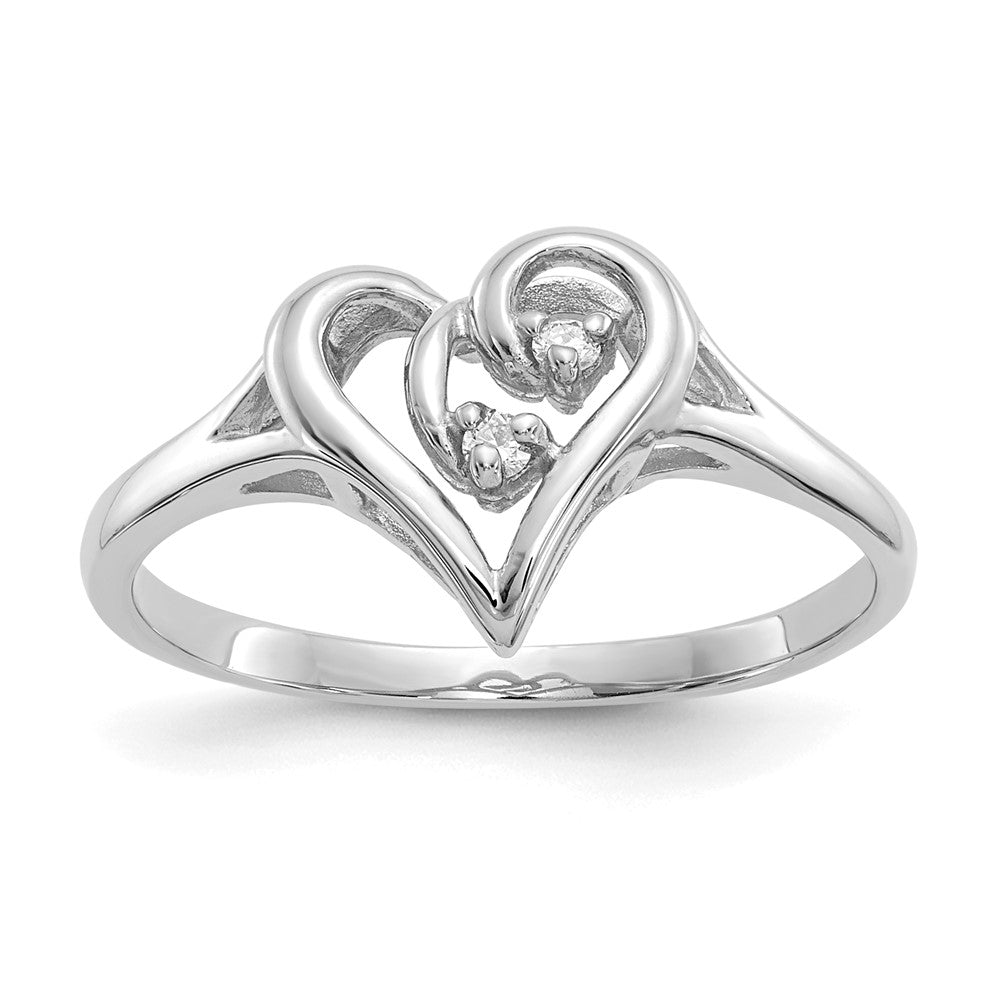 Casted;Polished;14K White gold;Diamond;Avail. in 10k yellow gold;Avail. in 18k yellow gold;Prong set;Avail. in 18k white gold;AA quality
