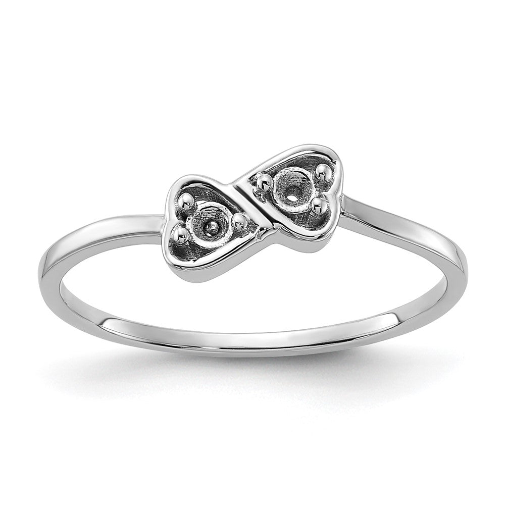 Casted;Polished;14K White gold;Avail. in 10k yellow gold;Avail. in 18k yellow gold;Avail. in 18k white gold