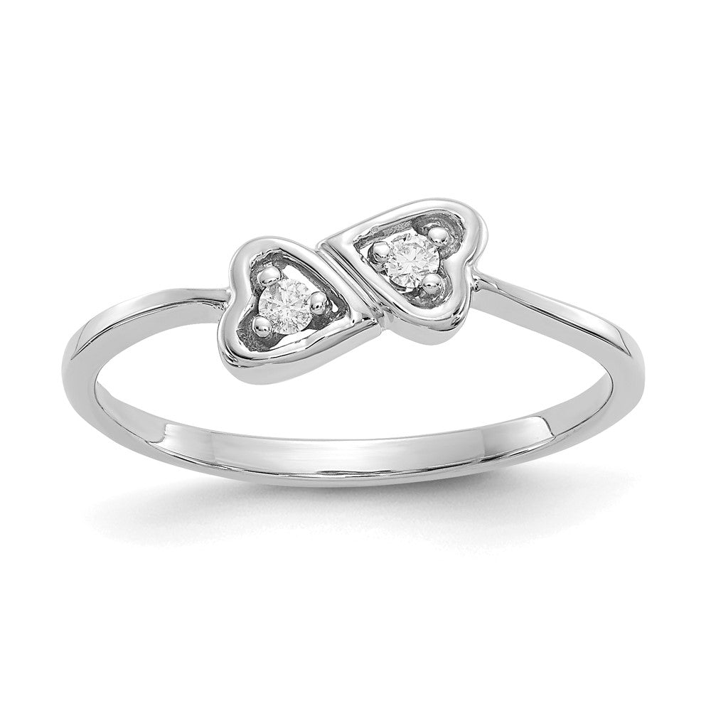 Casted;Polished;14K White gold;Diamond;Avail. in 10k yellow gold;Avail. in 18k yellow gold;Prong set;Avail. in 18k white gold;AA quality