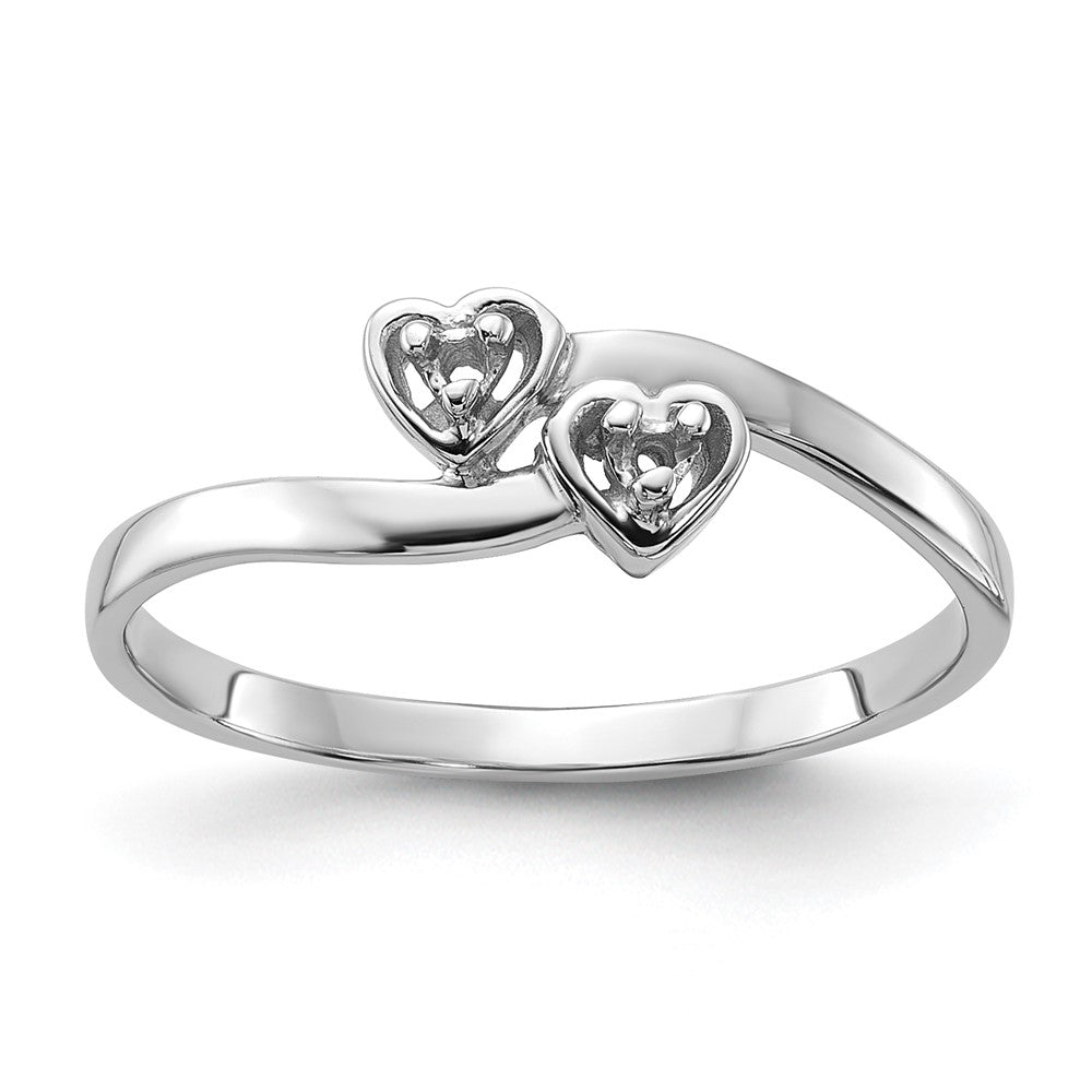 Casted;Polished;14K White gold;Avail. in 10k yellow gold;Avail. in 18k yellow gold;Avail. in 18k white gold