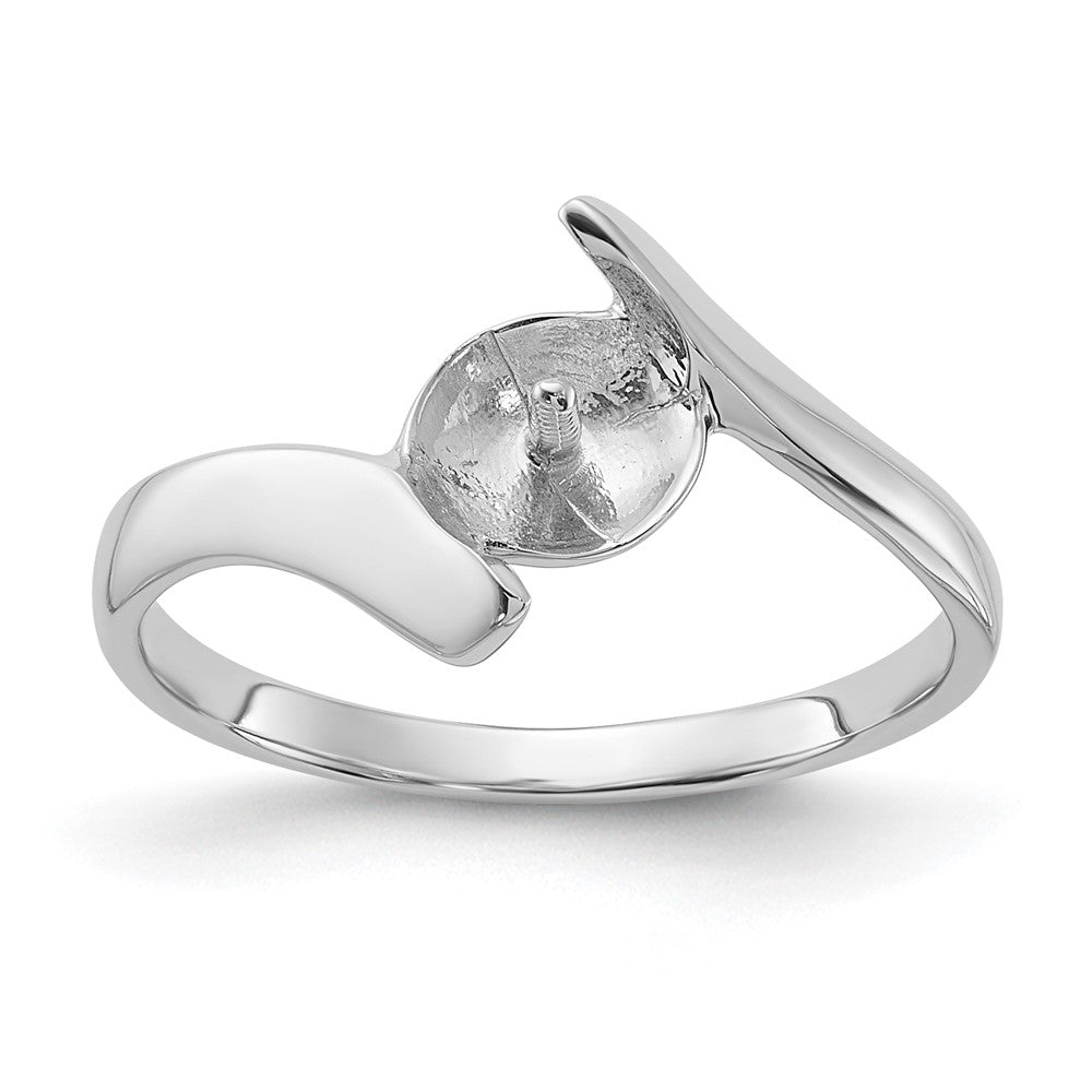 Casted;Polished;14K White gold;Avail. in 10k yellow gold;Avail. in 18k yellow gold;Avail. in 18k white gold