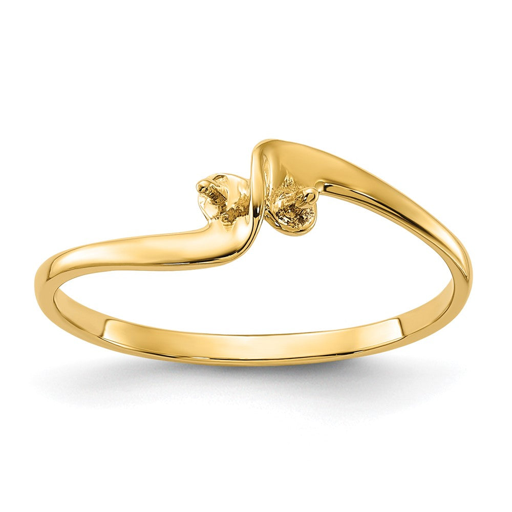 Casted;Polished;14k Yellow gold;Avail. in 10k yellow gold;Avail. in 18k yellow gold;Avail. in 18k white gold