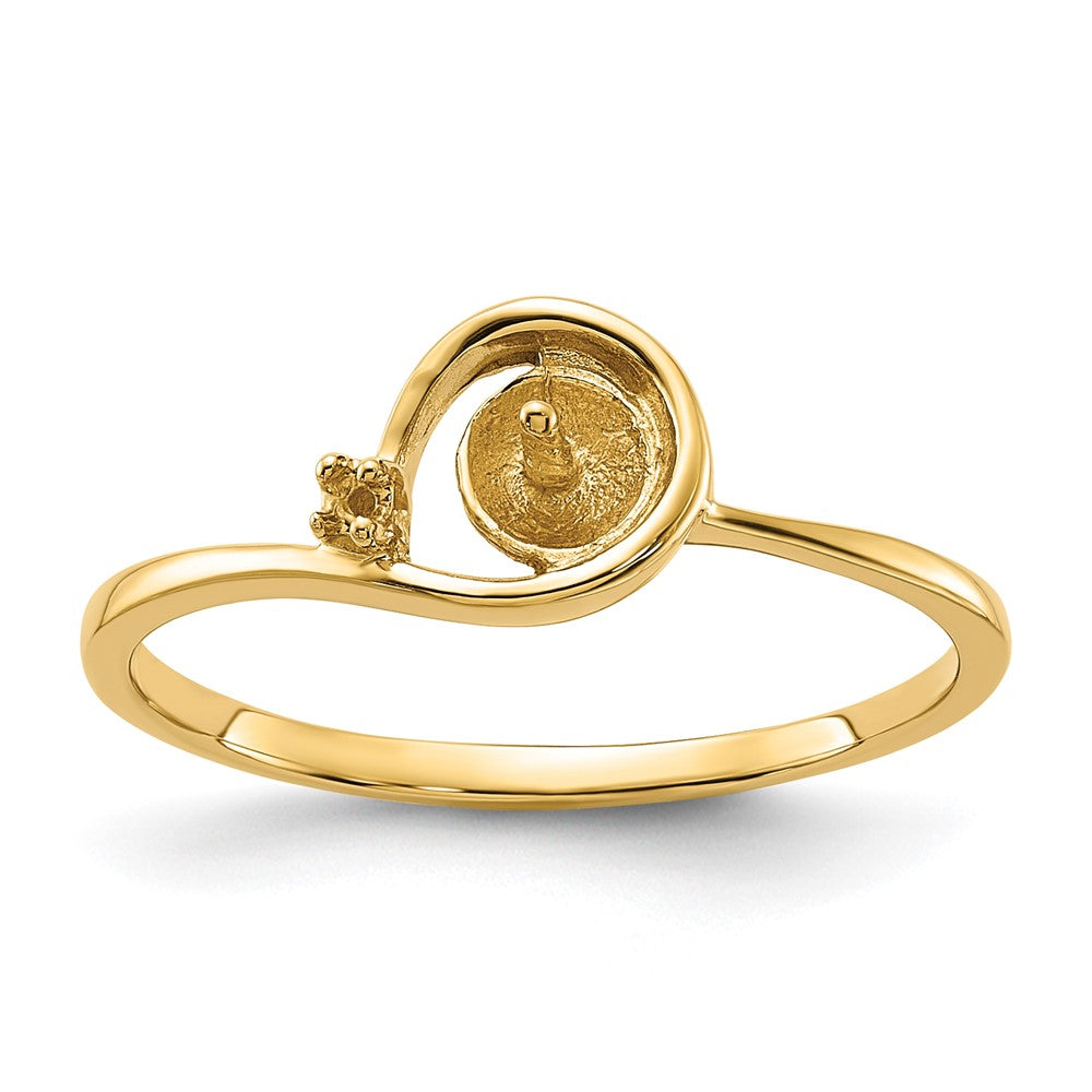 Casted;Polished;14k Yellow gold;Avail. in 10k yellow gold;Avail. in 18k yellow gold;Avail. in 18k white gold