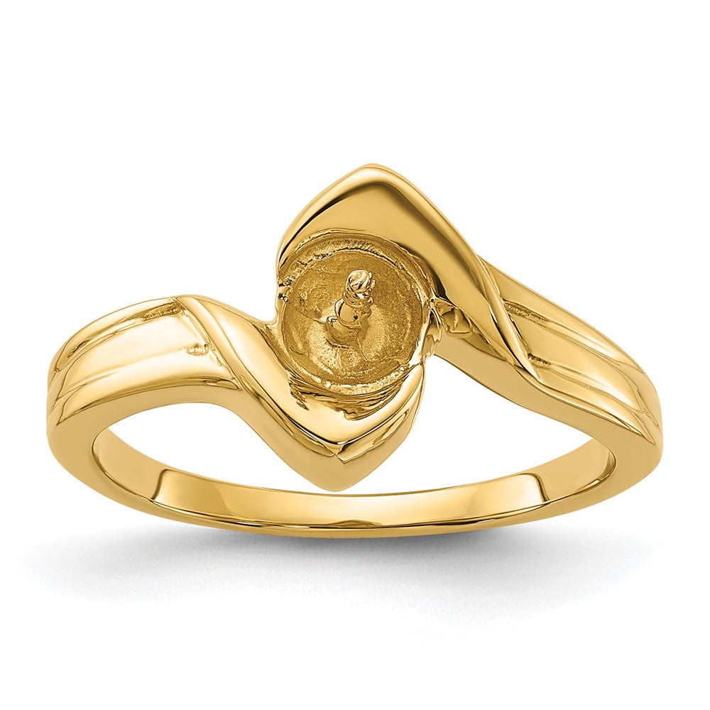 Casted;Polished;14k Yellow gold;Avail. in 10k yellow gold;Avail. in 18k yellow gold;Avail. in 14k white gold;Avail. in 18k white gold