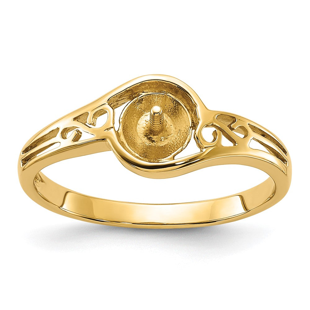 Casted;Polished;14k Yellow gold;Avail. in 10k yellow gold;Avail. in 18k yellow gold;Avail. in 18k white gold