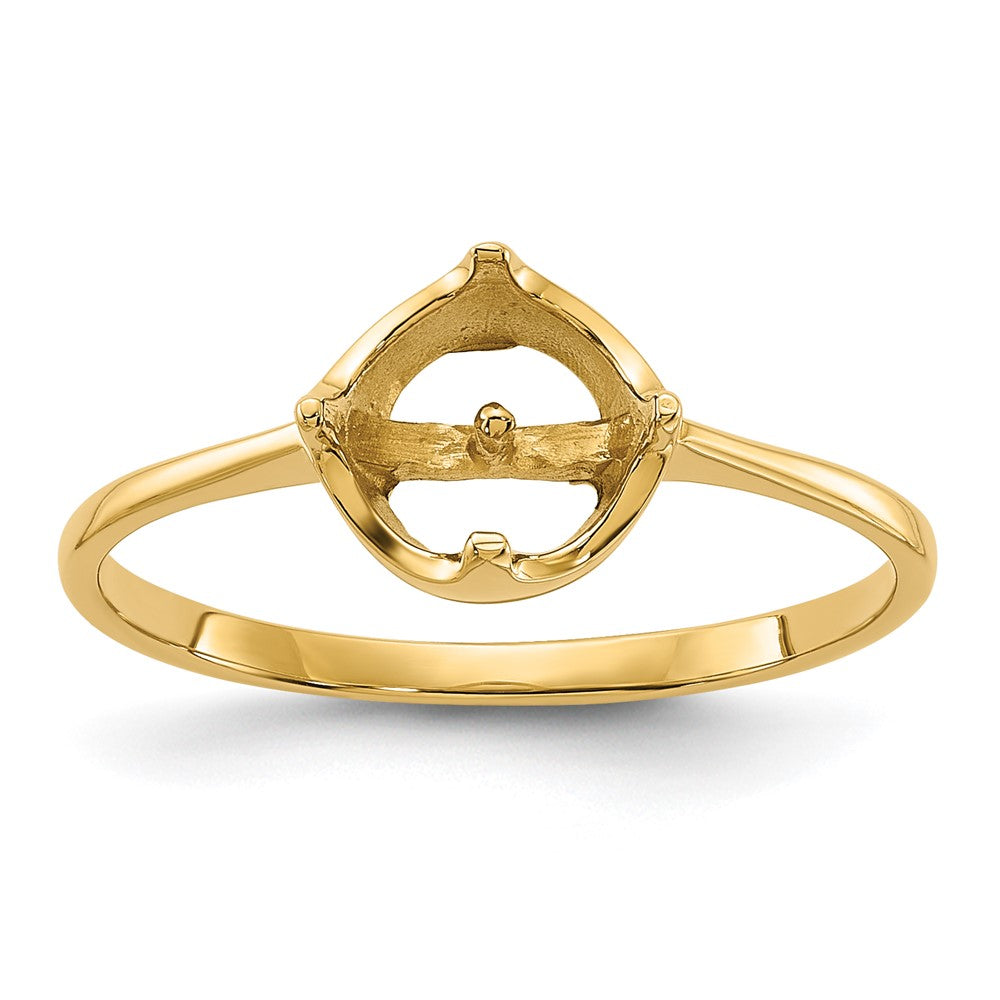 Casted;Polished;14k Yellow gold;Avail. in 10k yellow gold;Avail. in 18k yellow gold;Avail. in 18k white gold