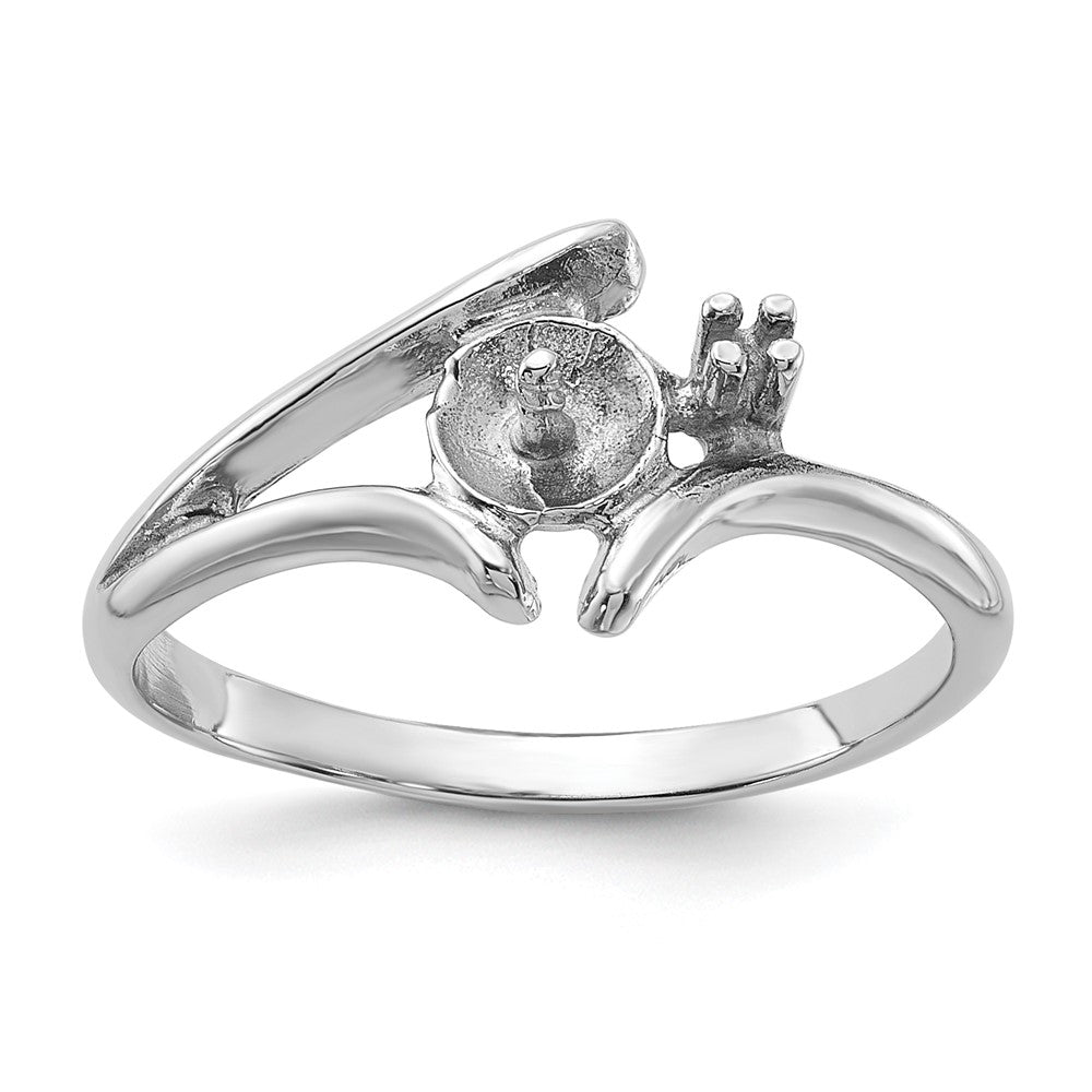Casted;Polished;14K White gold;Avail. in 10k yellow gold;Avail. in 18k yellow gold;Avail. in 18k white gold