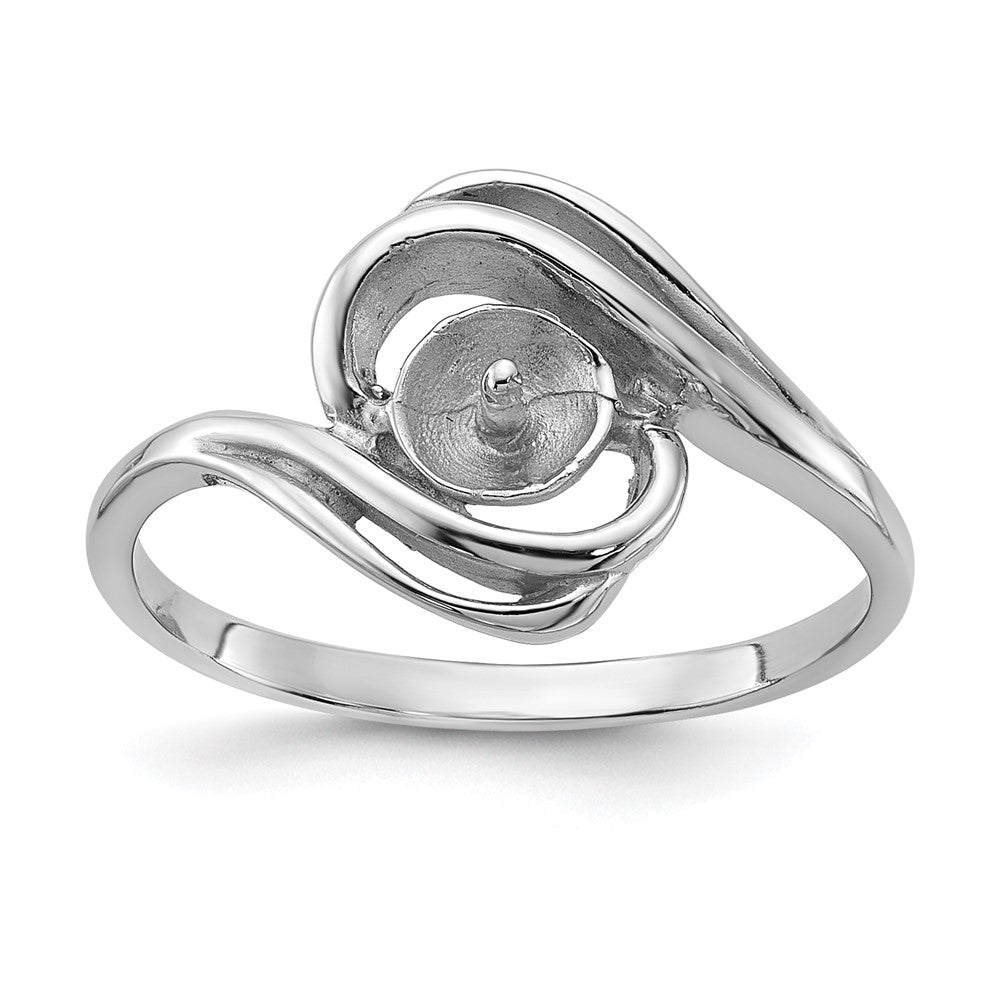 Casted;Polished;14K White gold;Avail. in 10k yellow gold;Avail. in 18k yellow gold;Avail. in 18k white gold