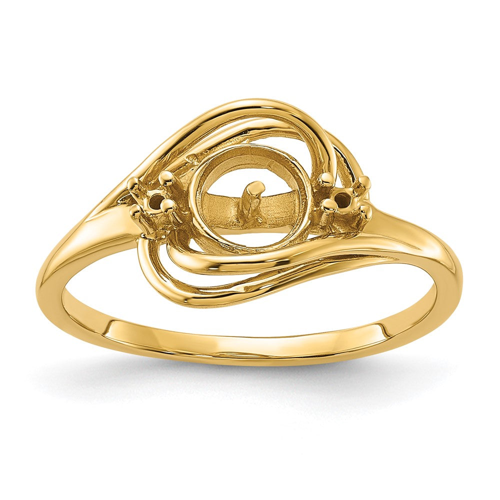 Casted;Polished;14k Yellow gold;Avail. in 10k yellow gold;Avail. in 18k yellow gold;Avail. in 18k white gold