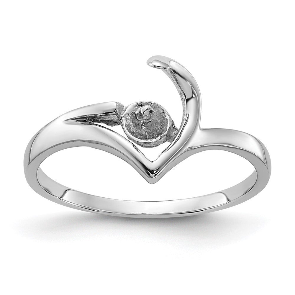 Casted;Polished;14K White gold;Avail. in 10k yellow gold;Avail. in 18k yellow gold;Avail. in 14k yellow gold;Avail. in 18k white gold
