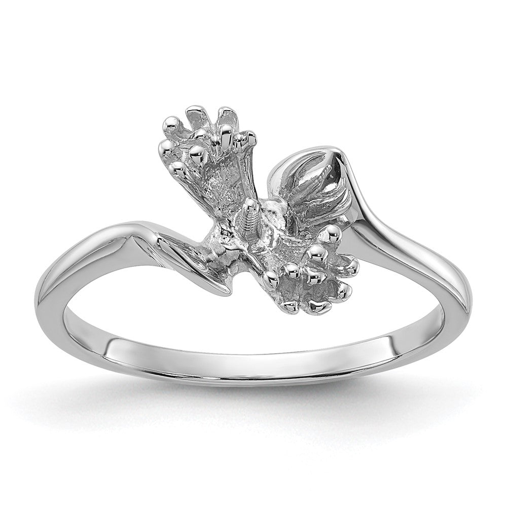 Casted;Polished;14K White gold;Avail. in 10k yellow gold;Avail. in 18k yellow gold;Avail. in 14k yellow gold;Avail. in 18k white gold